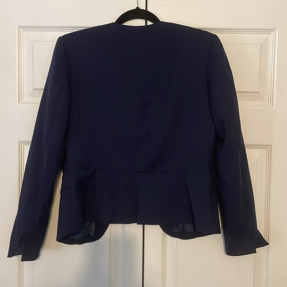 H&M Navy Peplum Blazer - Picture 4 of 4